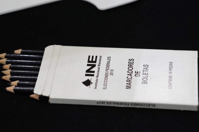 ¿Se borran los lápices del INE para marcar las boletas?